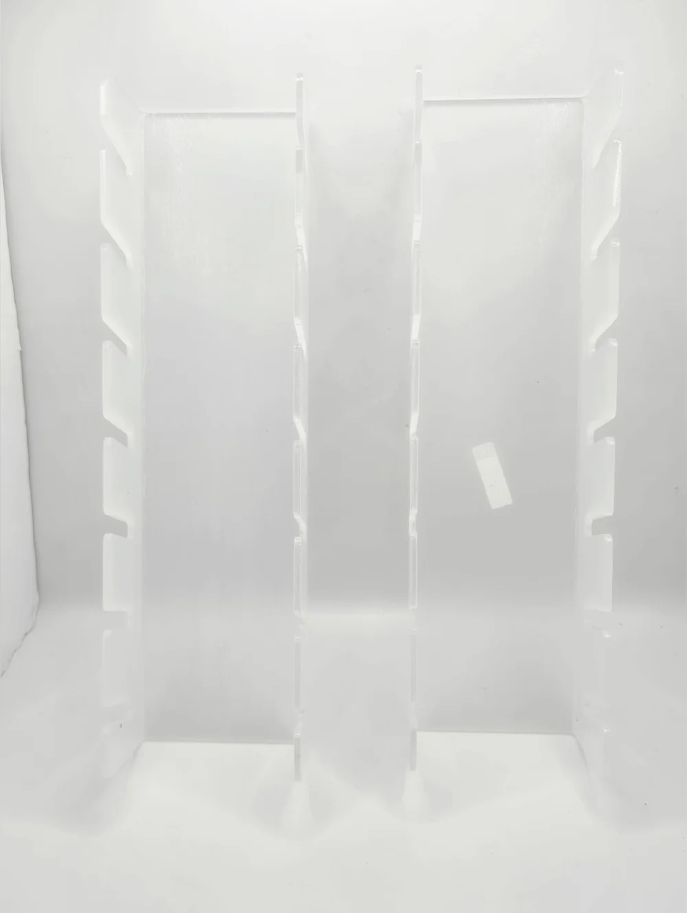 Clear Acrylic Hat Organizer Rack Set of 2 | Baseball Cap Holder Display Stands
